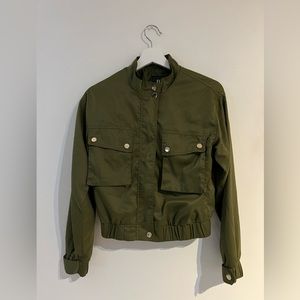 Olive Green Cargo Jacket size 2